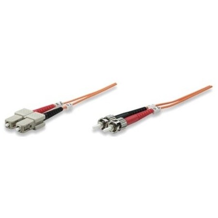 Intellinet Network Solutions 2M 7Ft St/Sc Multi Mode Fiber Cable 470117
